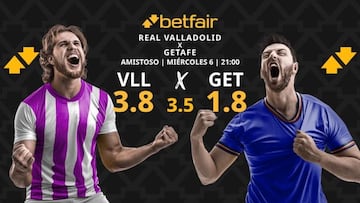 Real Valladolid vs. Getafe CF: horario, dónde ver, estadísticas y pronósticos