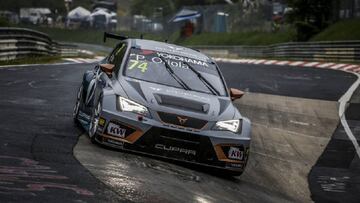 Podio de Pepe Oriola y Cupra en Nurburgring Nordschleife