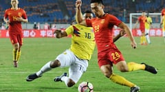 Las mejores imagenes de la goleada de Colombia a China