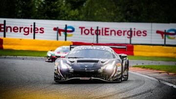 El Ferrari durante las 24 H de Spa.