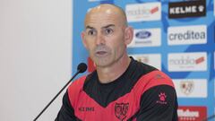 Paco J&eacute;mez, en la rueda de prensa previa al partido ante el Almer&iacute;a.