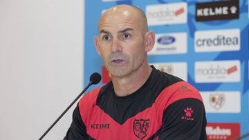 Paco J&eacute;mez, en la rueda de prensa previa al partido ante el Almer&iacute;a.