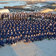 Almuerzo del Cádiz al completo para brindar por el 2019