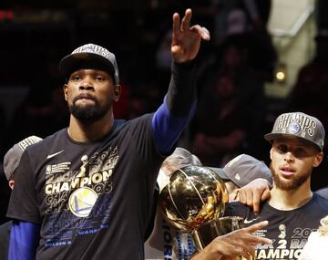 Kevin Durant y Stephen Curry