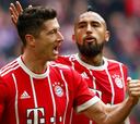 Bayern de Vidal se luce antes de visitar al Besiktas de Medel