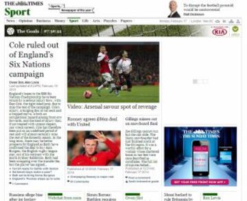 Portadas de la prensa extranjera