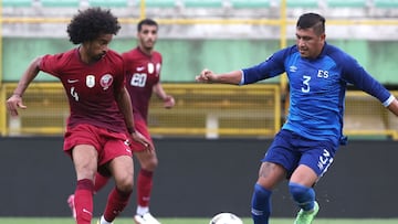 La Selecta perdi&oacute; por marcador de 1 a 0 ante los catar&iacute;es que estar&aacute;n en la Copa Oro; Hugo P&eacute;rez nunca pudo encontrar el ataque ante 10 hombres.