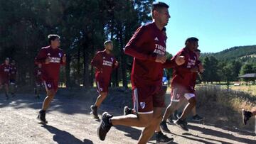 River se entrenó en San Martín de los Andes aún sin Quintero