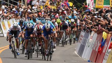 La segunda etapa del Tour Colombia, Hodeg y el Deceuninck