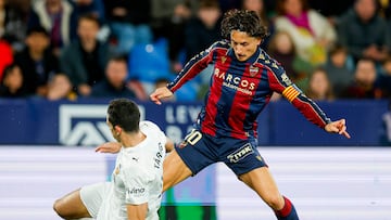 15/02/26 PARTIDOL PRIMERA DIVISION JORNADA 24
LEVANTE - VALENCIA DERBI
PABLO MARTINEZ CESAR TARREGA