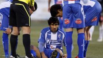 César Remón, lesionado.