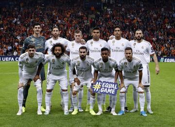 Equipo del Real Madrid.