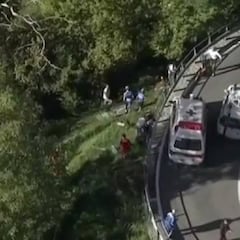 Bakelants y De Plus se cayeron por un barranco en Lombardía