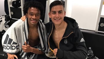 Juan Guillermo Cuadrado y Paulo Dybala