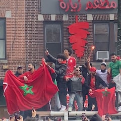 La fiesta de Marruecos en el Mundial de Qatar llega hasta Nueva York