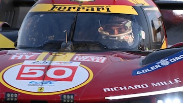 El Ferrari 50 de Miguel Molina, descalificado de las 24 Horas de Le Mans.