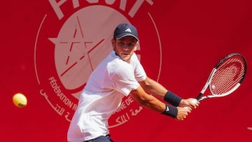 Rafa Jódar, contra Camilo Ugo Carabelli en Marrakech.