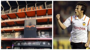 Tributo en Mestalla a David Silva