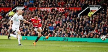 La brillante jornada goleadora de Alexis Sánchez en el United