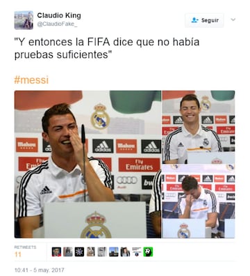 Los memes más graciosos que dejó el 'indulto' a Messi