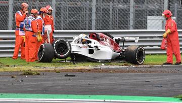 Accidente de Ericsson en Monza.