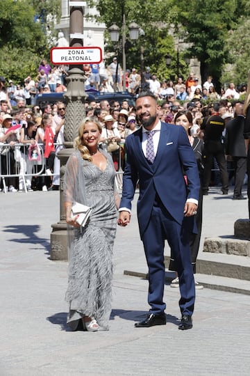 José Mari junto a su pareja. 