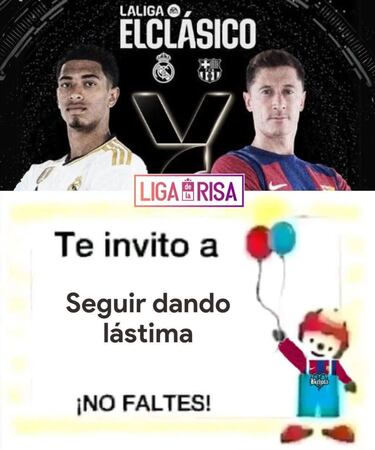 La derrota del Barcelona, protagonista de los memes de la jornada