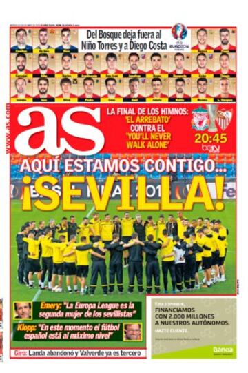 Las portadas de AS de mayo