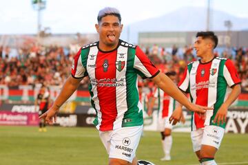 Maxi Salas anotó 11 goles en su paso por Palestino en el 2023. Luego de eso, Costas se lo llevó a Racing.