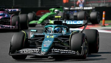 Fernando Alonso (Aston Martin AMR25). Ciudad de México, México. F1 2025.