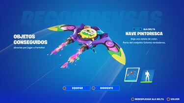 Consigue un ala delta y un gesto gratis en Fortnite con el Pack de PS Plus de septiembre 2023