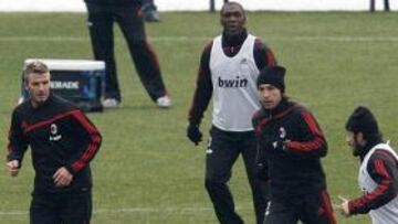 <b>VUELTA.</b> Beckham ya jugó en el Milan la temporada pasada cedido por LA Galaxy.