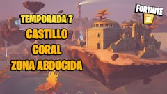 Fortnite: Castillo Coral está siendo abducido por la nave nodriza