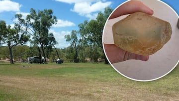 Una familia va de vacaciones a un camping y se topa con una piedra de incalculable valor: “Lo que alguien esté dispuesto a pagar”