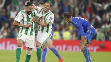 Sanabria y Boudebouz salvan un punto para el Betis