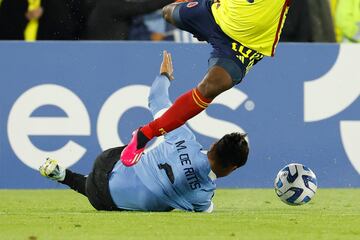 La Selección Colombia Sub 20 enfrentó a Uruguay en el primer partido del hexagonal final del Sudamericano en el estadio El Campín.