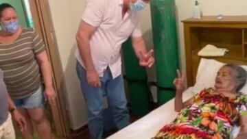 La abuela de Roberto Carlos supera el coronavirus