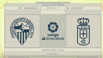 Resumen y gol del Sabadell del Oviedo de la Liga Smartbank