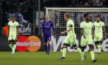 El duelo del Manchester City - Borussia Monchengladbach por Champions League en el  Borussia Park Stadium 