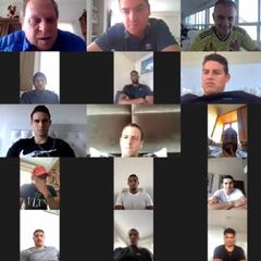 James, Falcao, Queiroz... Selección Colombia en trabajo virtual