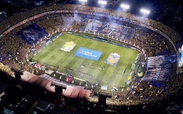 Los de la UANL promedian 41.317 fanáticos por duelo.