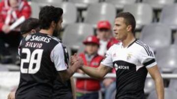 Lima anotó el gol de la victoria del Benfica ante el Braga.