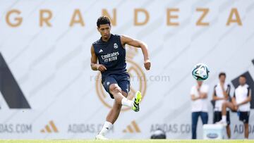 Bellingham, esté miércoles en Valdebebas.