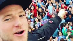 The John Guidetti Techno song sung on his visit to Viga school