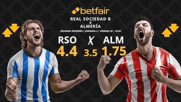 Real Sociedad B vs. Almería: horario, dónde ver, pronósticos y clasificación
