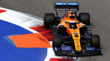 Carlos Sainz en Rusia.