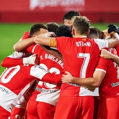 El Girona rentabiliza sus goles: si marca no pierde