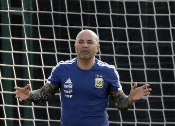 Barcelona 01Junio 2018, Espaa
Previa al Mundial 2018
Entrenamiento de la seleccion Argentina Ciudad Deportiva Joan Gamper, Barcelona.
Jorge Sampaoli DT
Foto Ortiz Gustavo
