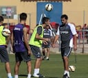 Valera y Lacen, al margen en la sesión preparatoria del Getafe