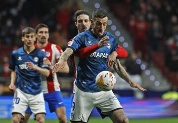 Joselu y  Sime Vrsaljko.